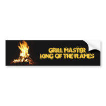 King of the Flames bumper stickers
