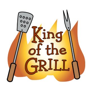 King of the Grill apron
