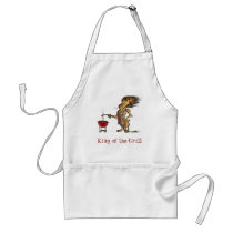 King of the Grill aprons by andrewchandler King of the Grill aprons