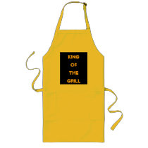 KING OF THE GRILL APRON by moonbeam00 KING OF THE GRILL APRON