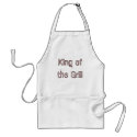 King of the Grill apron by rubymonkey King of the Grill apron