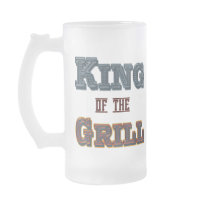King of the Grill BBQ Cooking Saying Mug mugs