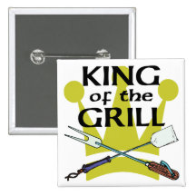 King of the Grill Button