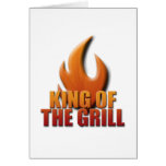 King of the Grill Greeting Cards