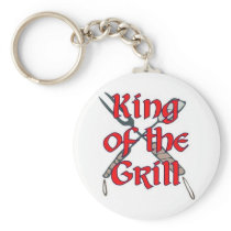 King of the Grill Keychains