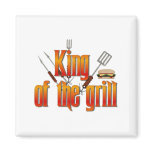 King of the Grill Magnet