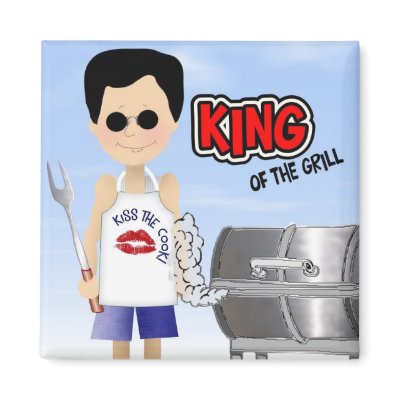 King of the Grill Magnets by nextstopitaly