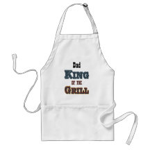 King of the Grill Personalized Apron