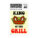 King of the Grill stamp