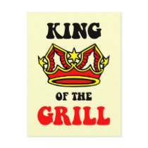 King of the Grill Post Cards