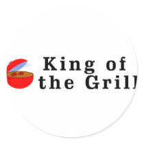 King of the Grill stickers