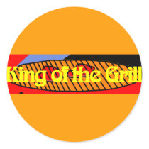King of the Grill stickers
