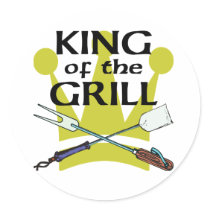 King of the Grill stickers by omglolbbq King of the Grill stickers