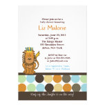King of the Jungle 5x7 Baby Shower Invitations