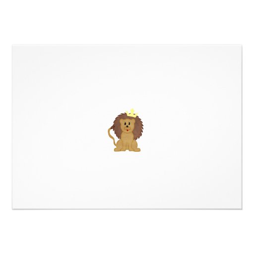 King of the Jungle Baby Shower Invitation