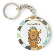 KING OF THE JUNGLE CUSTOMIZABLE KEYCHAIN