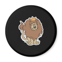 king of the jungle lion magnets