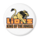 King of the Jungle magnets