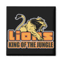 King of the Jungle magnets