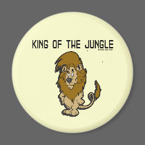 King of The Jungle Magnets by ironydesign King of The Jungle Magnets