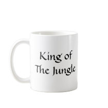 king of the jungle mug by iluvsrk king of the jungle mug