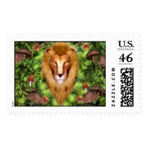King Of The Jungle Stamp by sirenscastle King Of The Jungle Stamp