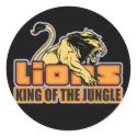 King of the Jungle stickers