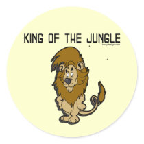 King of The Jungle Stickers stickers