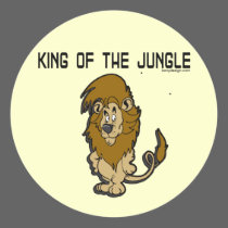 King of The Jungle Stickers by ironydesign King of The Jungle Stickers