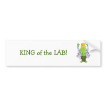 King of the Lab Bumper Stickers