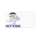 King Of The Mound Address Label