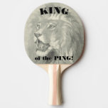 King of the Ping Lion Paddle Ping Pong Paddle