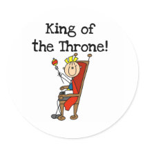 King of the Throne stickers