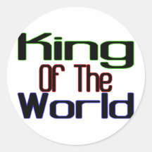 King Of The World Sticker