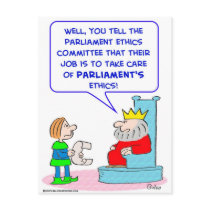 king parliament ethics committee postcards by rexfmay king parliament ethics committee postcards