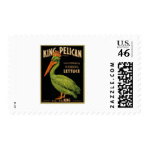 King Pelican Lettuce Stamps