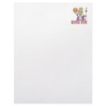 king pin bowling humor design personalized letterhead