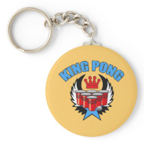 King Pong 2 - Beer Pong Key Chains