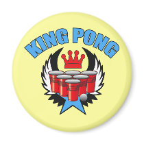 King Pong 2 - Beer Pong Magnets