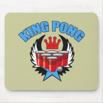 King Pong 2 - Beer Pong Mouse Pad