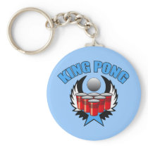 King Pong 3 - Beer Pong Key Chains