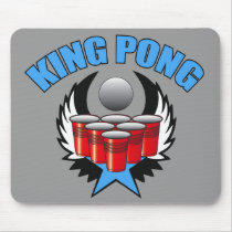 King Pong 3 - Beer Pong Mousepads