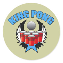 King Pong 3 - Beer Pong Stickers