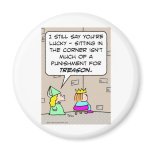 king prince princess sitting corner punishment tre refrigerator magnets