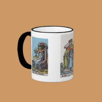 King, Queen, and Knight of Cups Tarot Coffee Mug