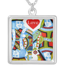 King Queen Hearts Love Jewelry
