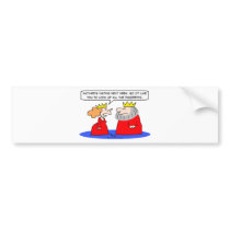 king queen mother lock up dissidents bumper stickers