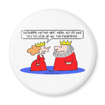 king queen mother lock up dissidents magnets