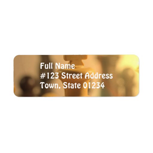 King Return Address Mailing Label