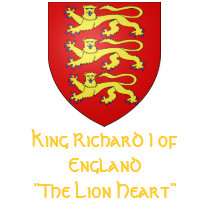 King Richard I of England "The Lionheart" t-shirts by elizabethirish King Richard I of England "The Lionheart" t-shirts